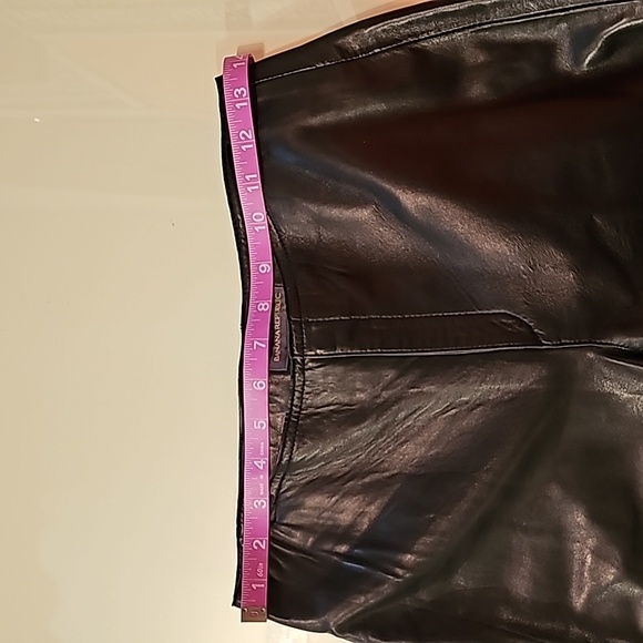NWT BaNaNa RePuBLiC BLaCK LeaTHeR PaNTS SiZe 2 - Picture 5 of 7